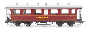 Motreno 1773 BFD Furkabahn Personenwagen rot AB 51