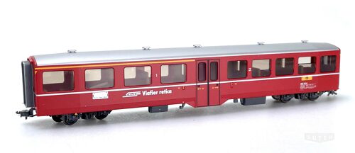Bemo 3285124 *RhB Pendelzug-Mitteleinstiegswagen AB 1515  rot