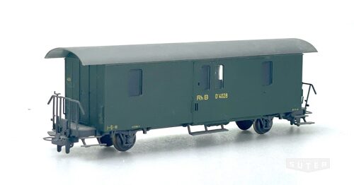 Bemo 3264 *RhB Gepäckwagen D 4028, grün