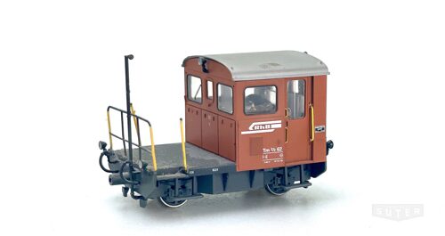 Bemo 127362 *RhB Traktor Tm II  Lok Nr. 62, orange/braun