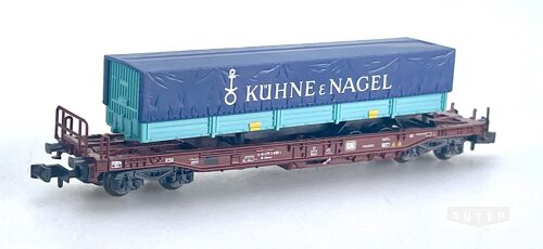 Roco 25150 *DB Einheitstaschenwagen beladen mit Kühne & Nagel Auflieger