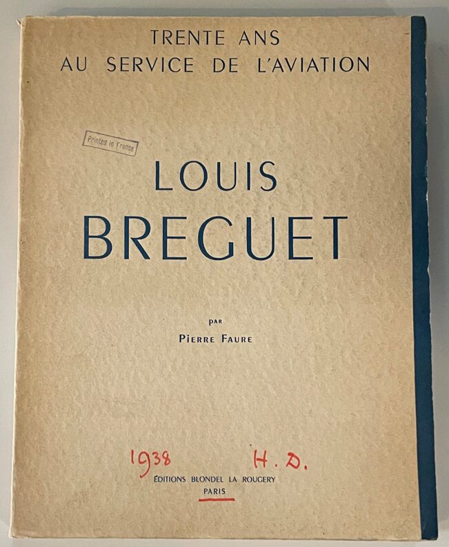 Buch B-1035 *Trente Ans au service de laviation Louis Breguet