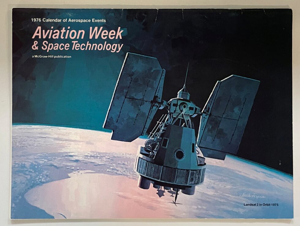 Buch B-1126 *1976 Calendar of Aerospace Events Aviation Week & Space Technology