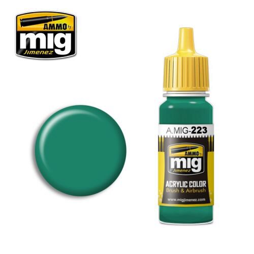Ammo AMIG0223 Acryl Farbe INTERIOR TURQUOISE GREEN (17 mL)