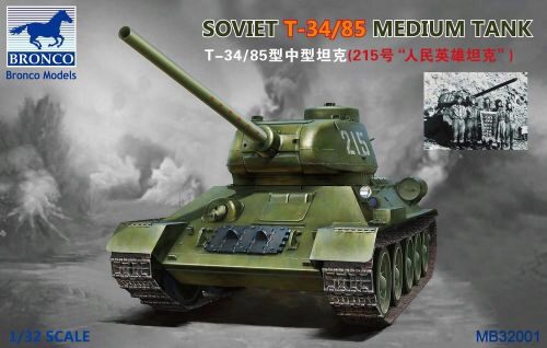 Bronco Models MB32001 Soviet  T-34/85 Medium Tank