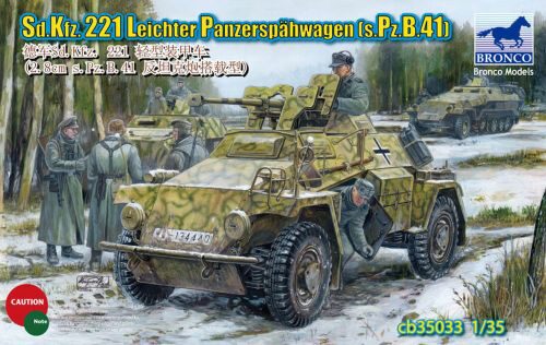 Bronco Models CB35033 Sd.KFZ.221 Leichter Panzerspahwagen(s.Pz B.41)