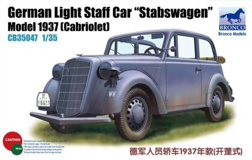 Bronco Models CB35047 German Light Staff Car Stabswagen Mod. 1937 (Cabriolet)