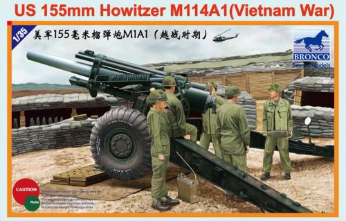 Bronco Models CB35102 US 155mm Howitzer M114A1 (Vietnam War)