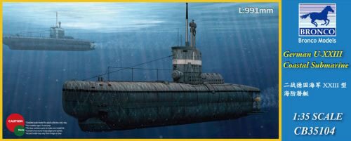 Bronco Models CB35104 German U-XXIII Coastal Submarin