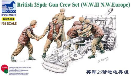Bronco Models CB35108 25pdr Gun Crew Set