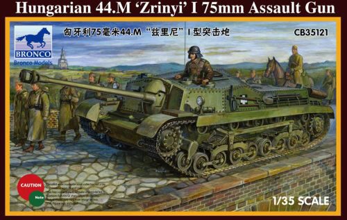 Bronco Models CB35121 Hungarian 75mm Assault Gun 44.M Zrinyi I
