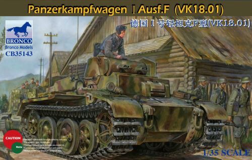 Bronco Models CB35143 Panzerkampfwagen I Ausf.F(VK18.01)