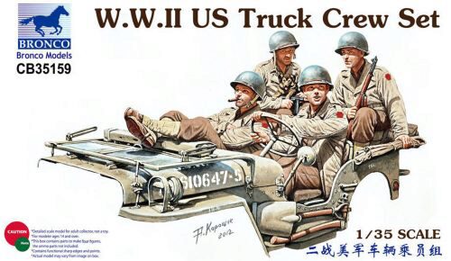 Bronco Models CB35159 WWII US Truck Crew Set