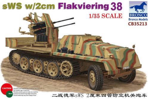 Bronco Models CB35213 sWS w/2cm Flakviering 38