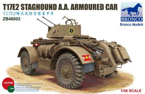 Bronco Models ZB48002 T17E2 Staghound A.A.Armoured Car