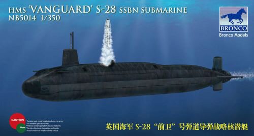 Bronco Models NB5014 HMS-28'Vanguard'SSBN Submarine