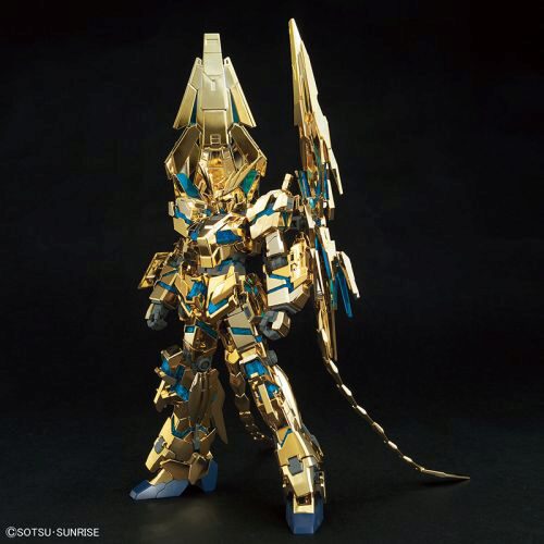 BANDAI 62495 1/144 HGUC Gundam Phenex Destr Nar Gold