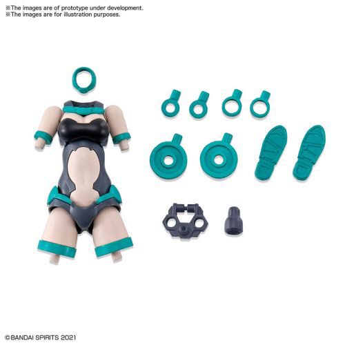 BANDAI 77344 30 MINUTE SISTERS Body Parts Type A01 Color B