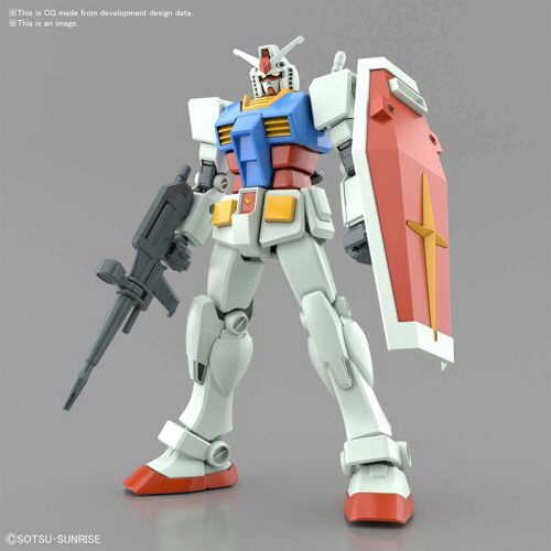 BANDAI 78417 EG Gundam RX-78-2 Full Weapon Set