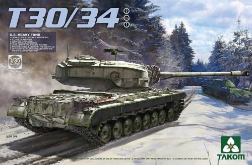 Takom 2065 U.S. Heavy Tank T30/34 2 in 1