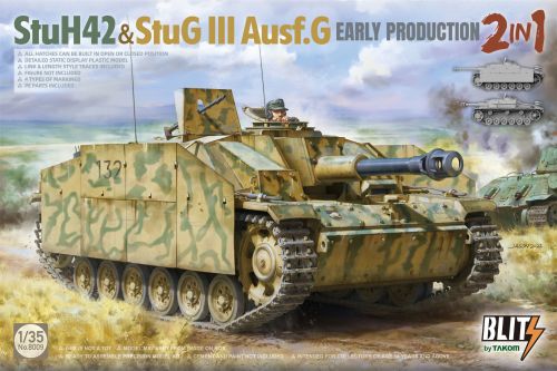 Takom 8009 StuH42&StuG III Ausf.G Early Prodution 2in1