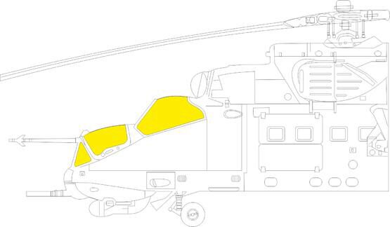 Eduard Accessories EX798 Mi-24P 1/48 for ZVEZDA