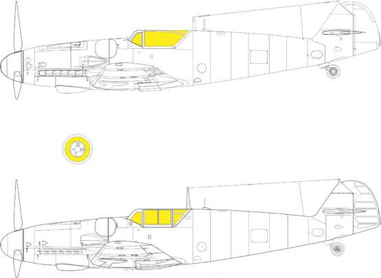 Eduard Accessories JX291 Bf 109G-6