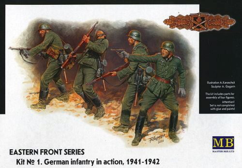 Master Box Ltd. MB3522 German Infantry in action 1941-1942 Eastern Front Series Kit No. 1