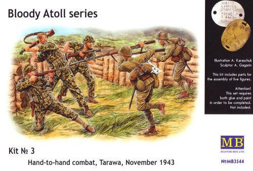 Master Box Ltd. MB3544 'Bloody Atol' Hand-to-hand fight, Tarawa