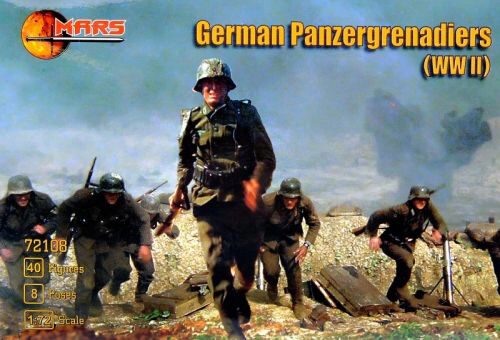 Mars Figures MS72108 WWII German panzergrenadiers