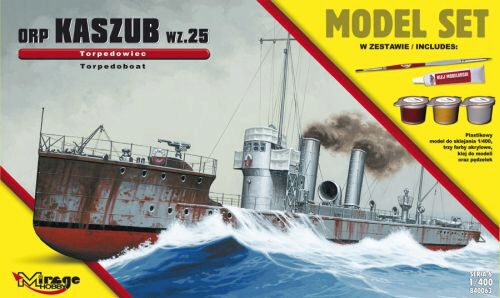 Mirage Hobby 840063 ORP"KASZUB"-wz.25-TORPEDO Ship(Model Set