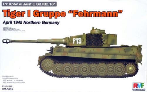 Rye Field Model RM-5005 Tiger I Gruppe "Fehrmann" April 1945