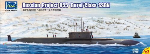 Riich Models RL27001 Russian Projekt 955 Borei class SSBN(Mod Model Kits X2)