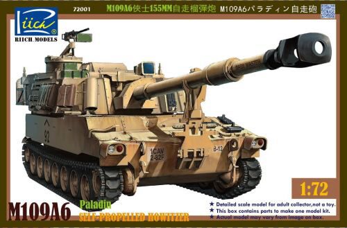 Riich Models RT72001 M109A6 Paladin Self-Propelled Howitzer