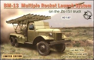 ZZ Modell ZZ87036 BM-13 Soviet rocket launch s. on ZiL-151