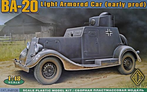 ACE 48108 BA-20 light armored car, early prod.
