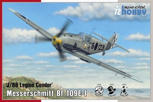 Special Hobby SH72459 Messerschmitt Bf 109E-1 J/88 Legion Condor