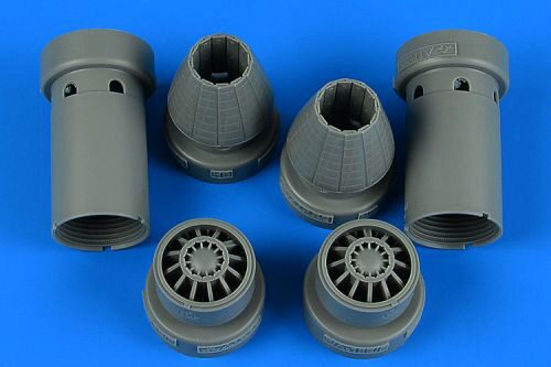 Aires 4857 F/A-18E/F Super Hornet exhaust nozzles - closed for HOBBY BOSS