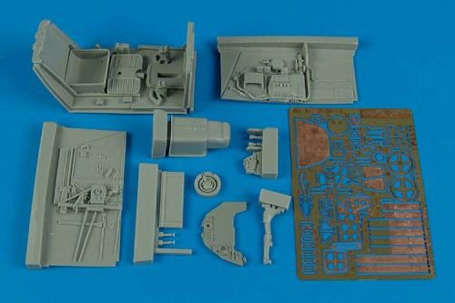 Aires 2141 Bf 109F-2/F-4 cockpit set for Hasegawa