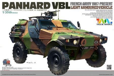 Tiger Model 4603 French PANHARD VBL Light Armoured Vehicl