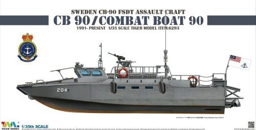 Tiger Model 6293 Sweden CB-90 FDST Assault Craft CB 90/ Combat Boat 90