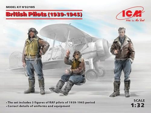 ICM 32105 British Pilots (1939-1945)(3 figures)
