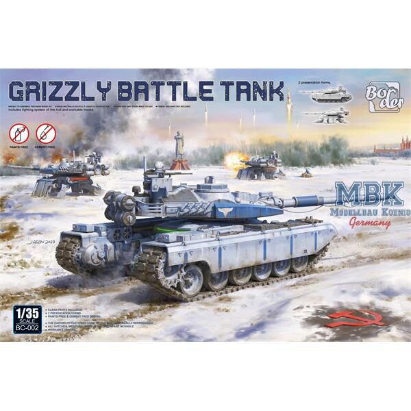 BORDER MODEL BC-002 Grizzly Battle Tank