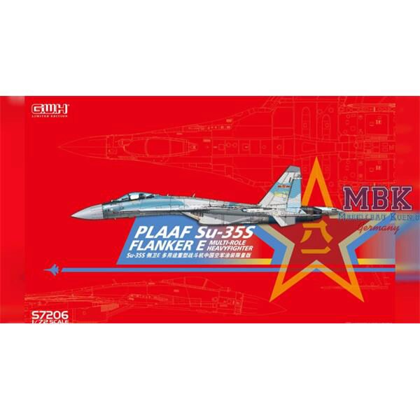 GREAT WALL HOBBY S7206 PLAAF Su-35S  Flanker E  Multirole Fighter