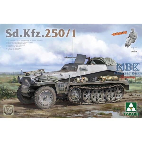TAKOM MODEL TAK2184 Sd.Kfz. 250/1