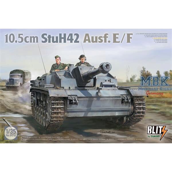 TAKOM MODEL 8016 10.5cm StuH42 Ausf. E/F