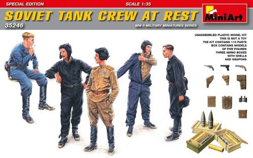 MiniArt 35246 Soviet Tank Crew at Rest.Special Edition