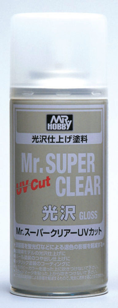 Mr Hobby - Gunze B-522 Mr. Super Clear UV Cut Gloss Spray (170 ml)