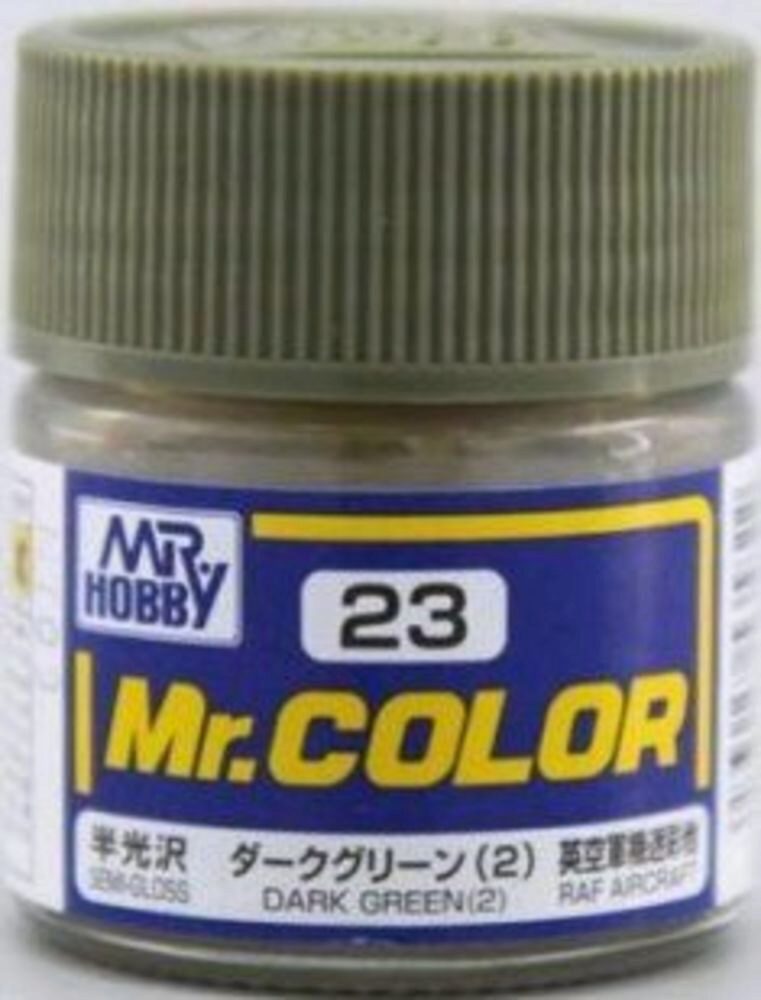 Mr Hobby - Gunze C-023 Mr. Color (10 ml) Dark Green (2) seidenmatt