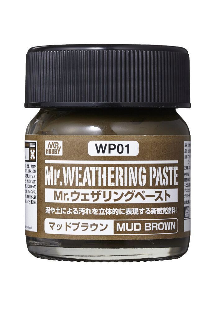 Mr Hobby - Gunze WP-01 Weathering Paste Mud Brown